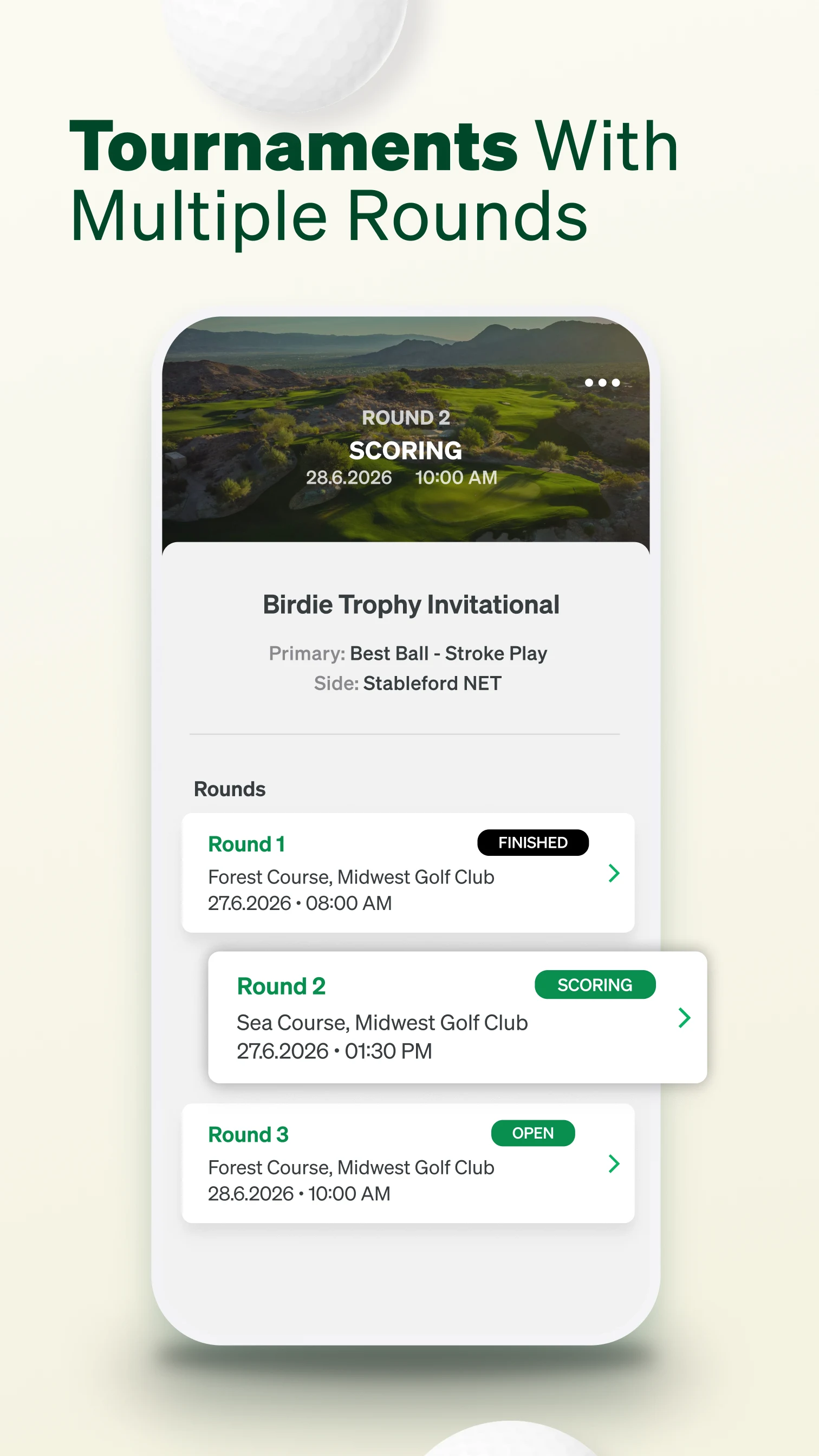 Golf GameBook Scorecard & GPS screenshot